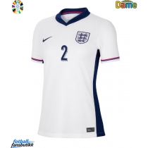 England Kyle Walker #2 Hjemmedrakt Dame EM 2024 Kortermet